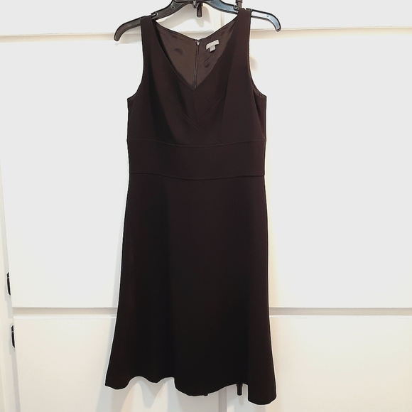 LBD Ann Taylor Elegant Black Sleeveless Dress by Ann Taylor Sz 6 - Picture 4 of 11